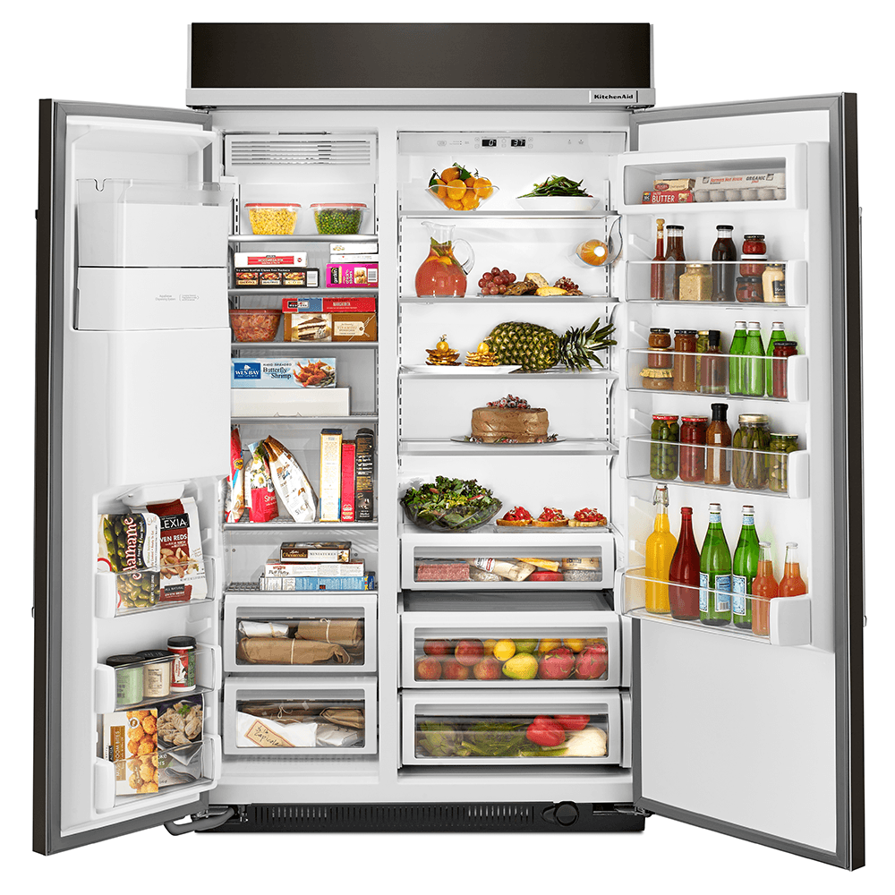 Refrigerador 30 pies cúbicos Side by Side 2 puertas Negro KitchenAid