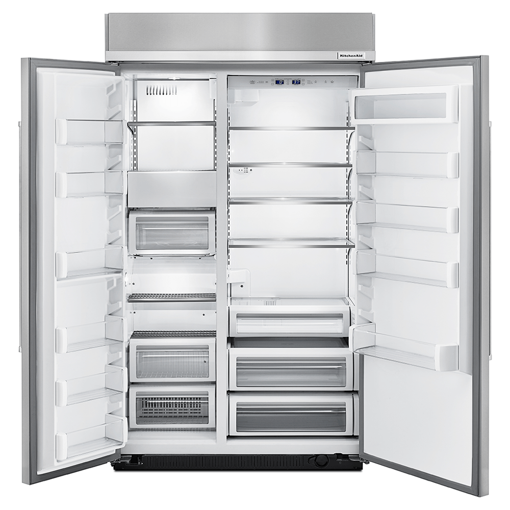 Refrigerador 30 pies cúbicos Side by Side 2 puertas Gris KitchenAid