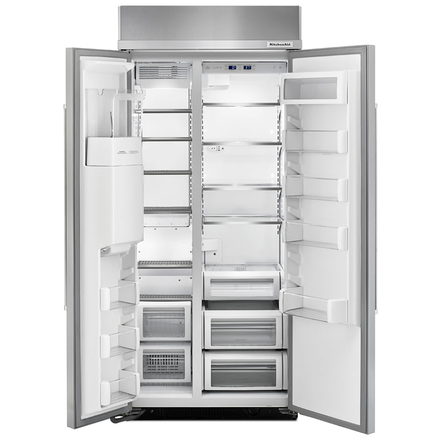Refrigerador 25 pies cúbicos Side by Side 2 puertas Gris KitchenAid