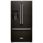 Refrigerador French Door 36" Black Stainless Steel con dispensador exterior de agua y hielo