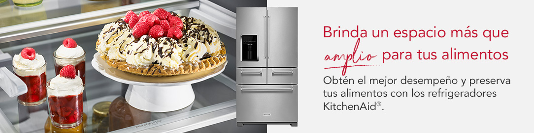 Obtén el mejor desempeño con Refrigeradores KitchenAid