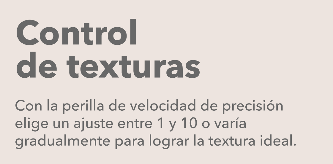 Eficiencia y poder en una licuadora
