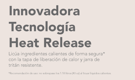 Eficiencia y poder en una licuadora